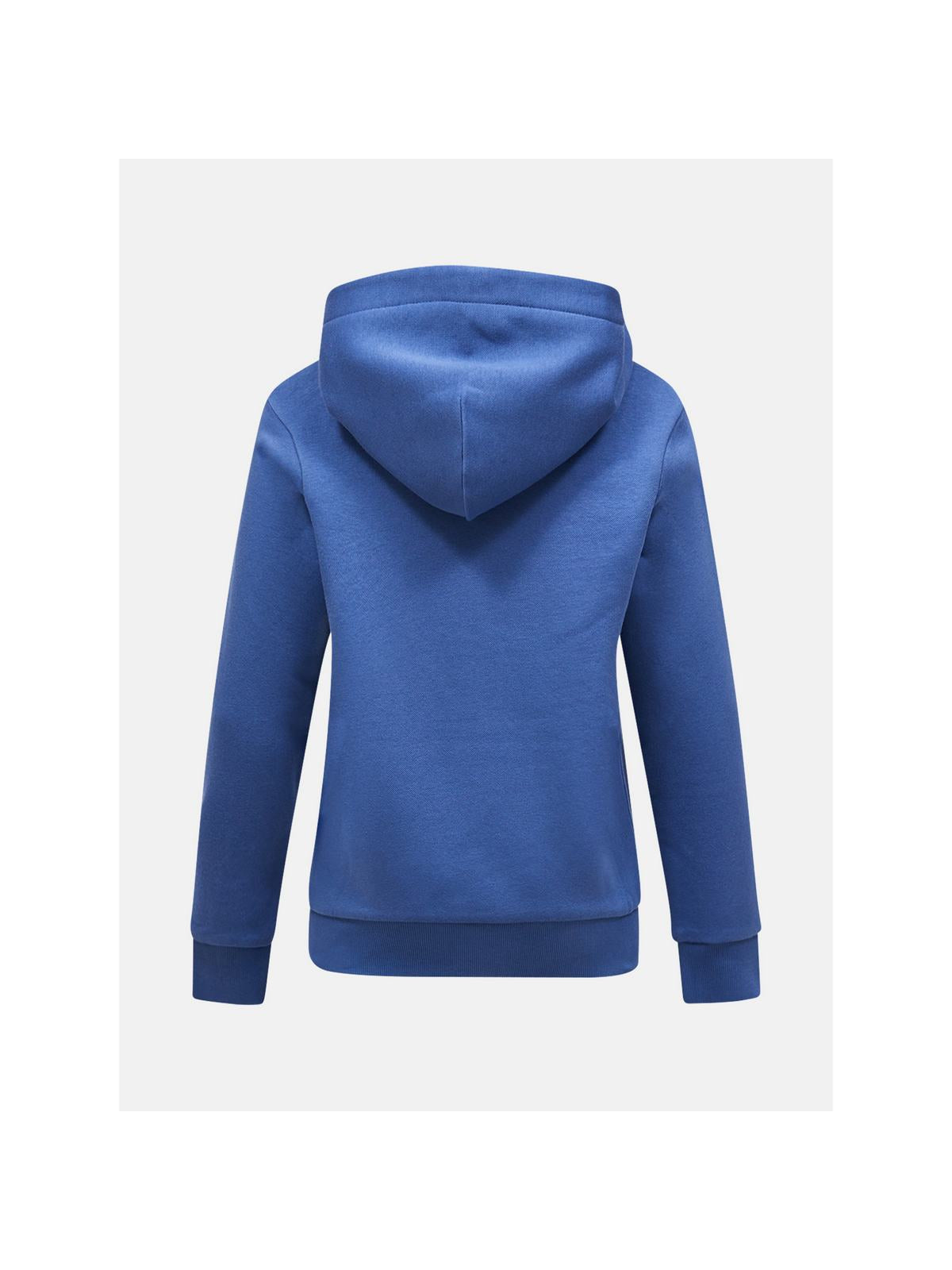 Bluza z kapturem juniorska PEAK PERFORMANCE Original Small Logo Hood niebieska