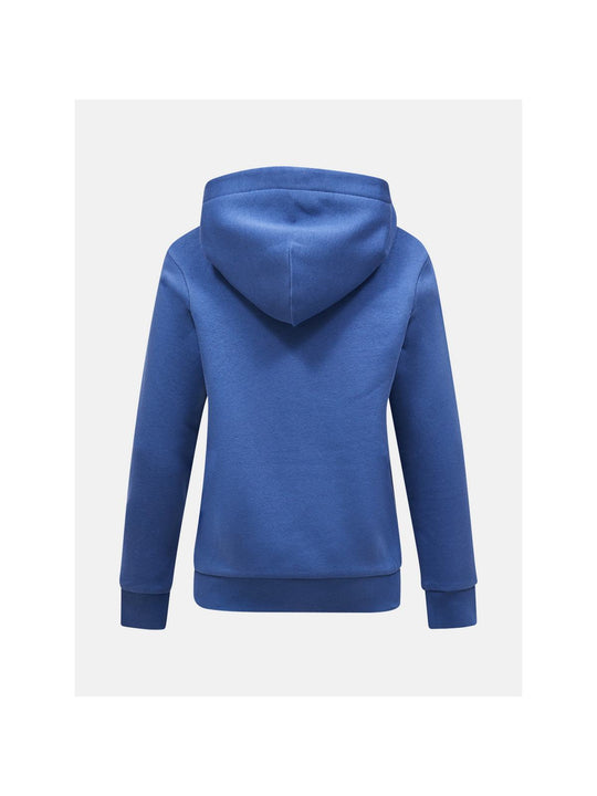 Bluza z kapturem juniorska PEAK PERFORMANCE Original Small Logo Hood niebieska
