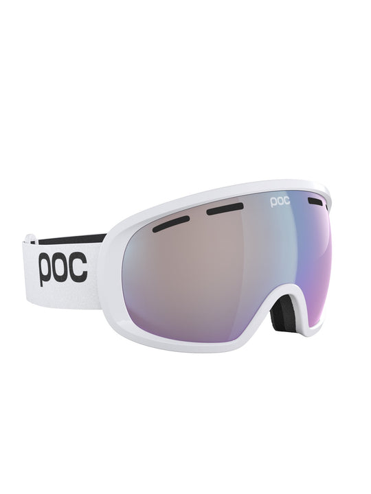 Gogle narciarskie POC Fovea Photochromic Wide Fit biały
