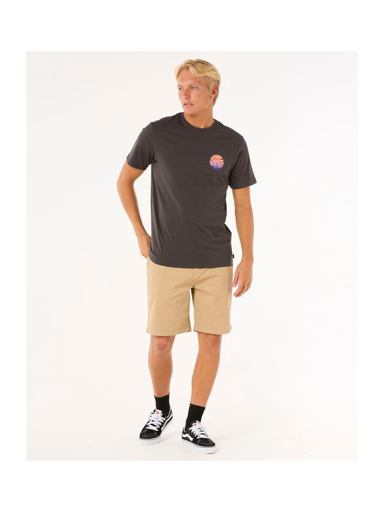 Koszulka RIP CURL Wettie Passage Icon Tee czarny
