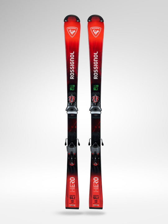 Narty ROSSIGNOL Hero SL Pro 128-149 R21 Pro + wiązania LOOK Nx 10 Gw B73 Silver Red
