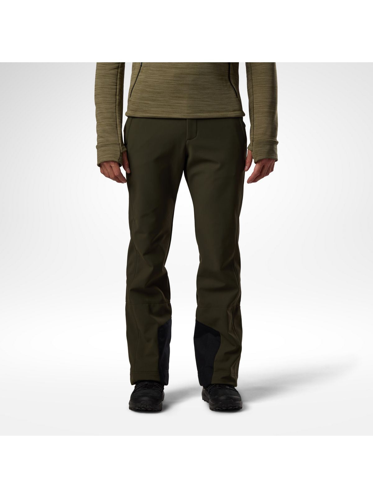 Spodnie narciarskie męskie ROSSIGNOL M Resort Softshell Pant zielone