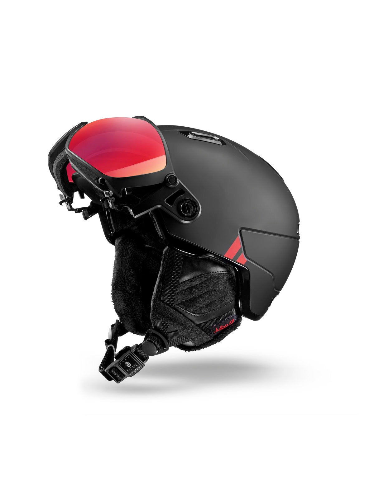 Kask narciarski JULBO Globe Evo czarny |Fotochrom Cat 1-3 light Amplifier