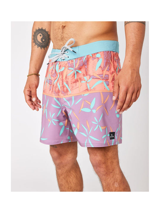 Boardshorty RIP CURL Mirage Retro Sealife fioletowy - Adventure Sports
