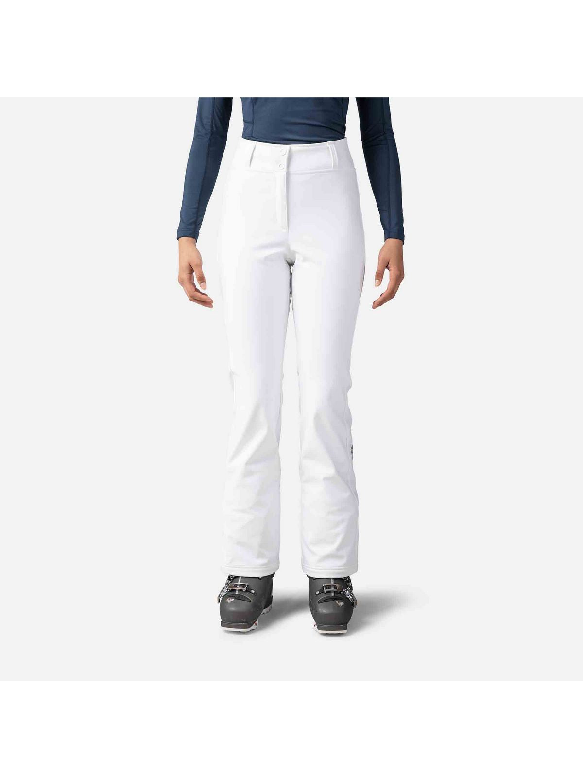 Spodnie narciarskie damskie Rossignol W Ski Softshell Pant biały - Adventure Sports