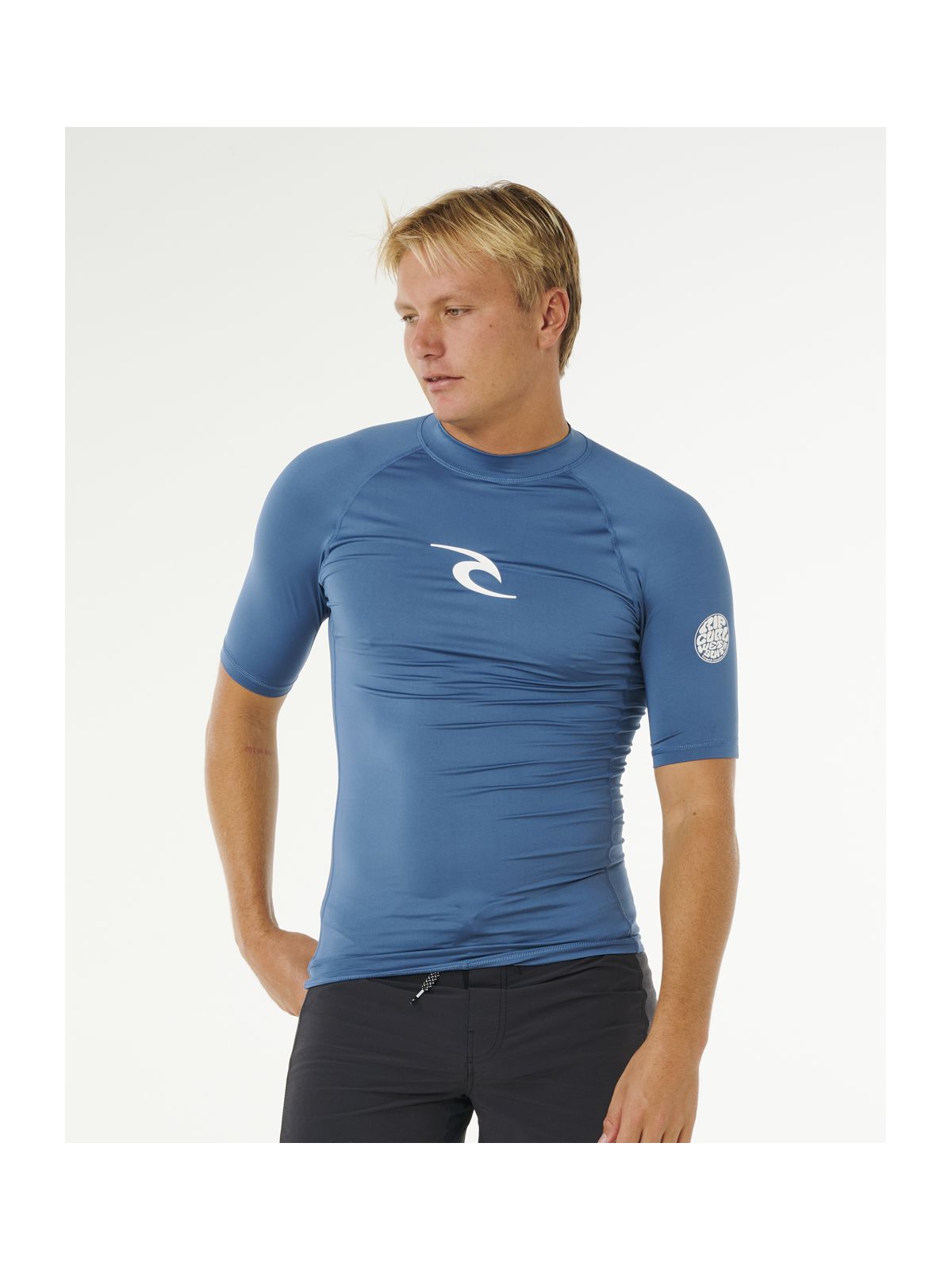 Lycra męska RIP CURL Waves Upf Perf S/S niebieska