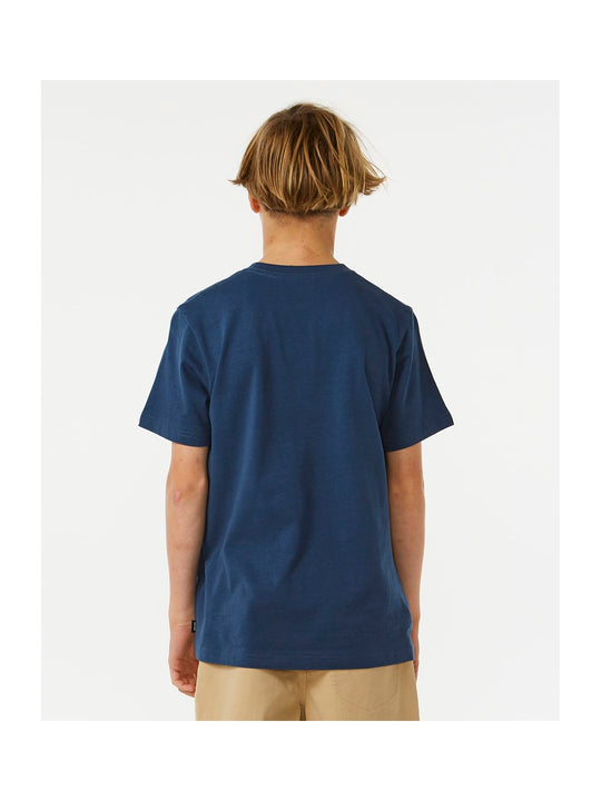 Koszulka RIP CURL Action Tee Boy granatowy - Adventure Sports
