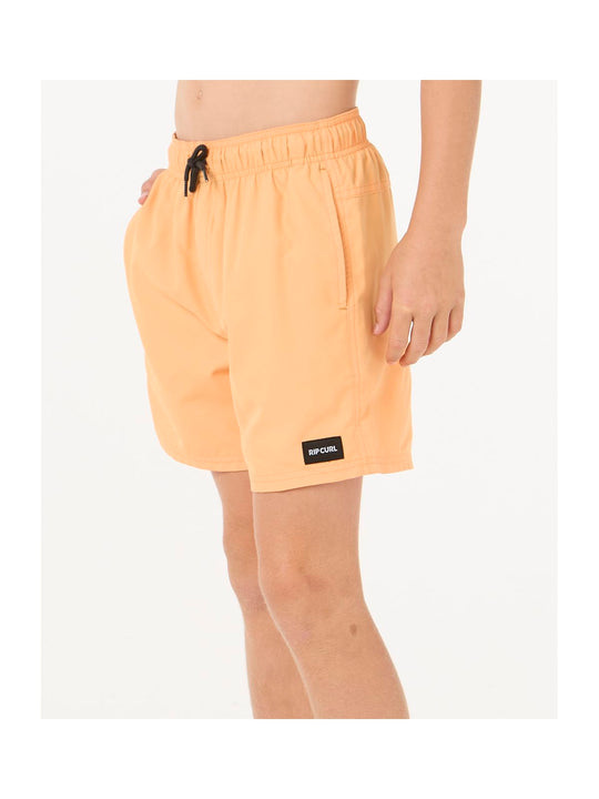 Szorty kąpielowe chłopięce RIP CURL OFFSET VOLLEY - BOY pomarańczowe
