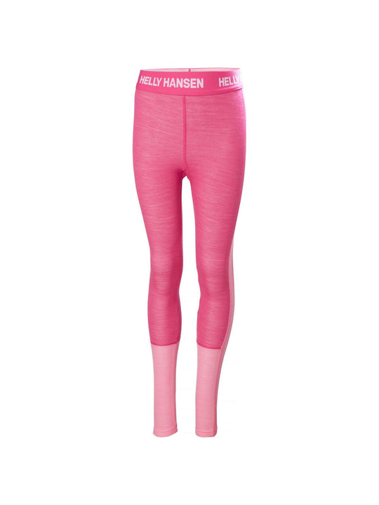 Bielizna termoaktywna dziewczęca Helly Hansen Jr Lifa Merino Midweight Set różowy - Adventure Sports
