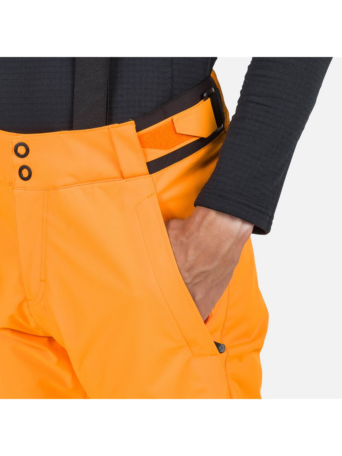 Spodnie męskie na narty Rossignol Ski Pant pomarańczowe - narciarskie - Adventure Sports