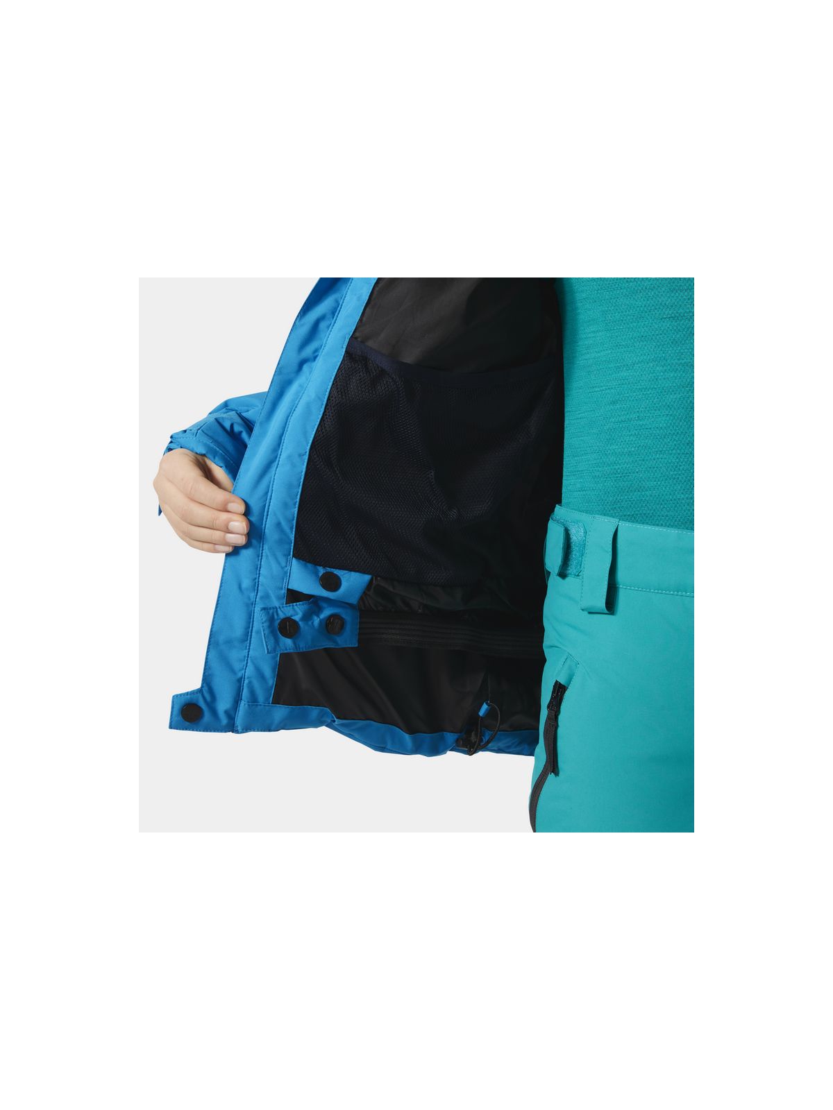 Kurtka narciarska dziecięca HELLY HANSEN Jr Cyclone Jacket kolor niebieski