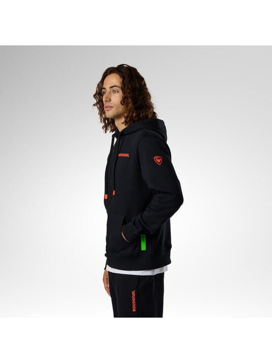 Bluza męska ROSSIGNOL M Hero Full Zip Hoodie czarna
