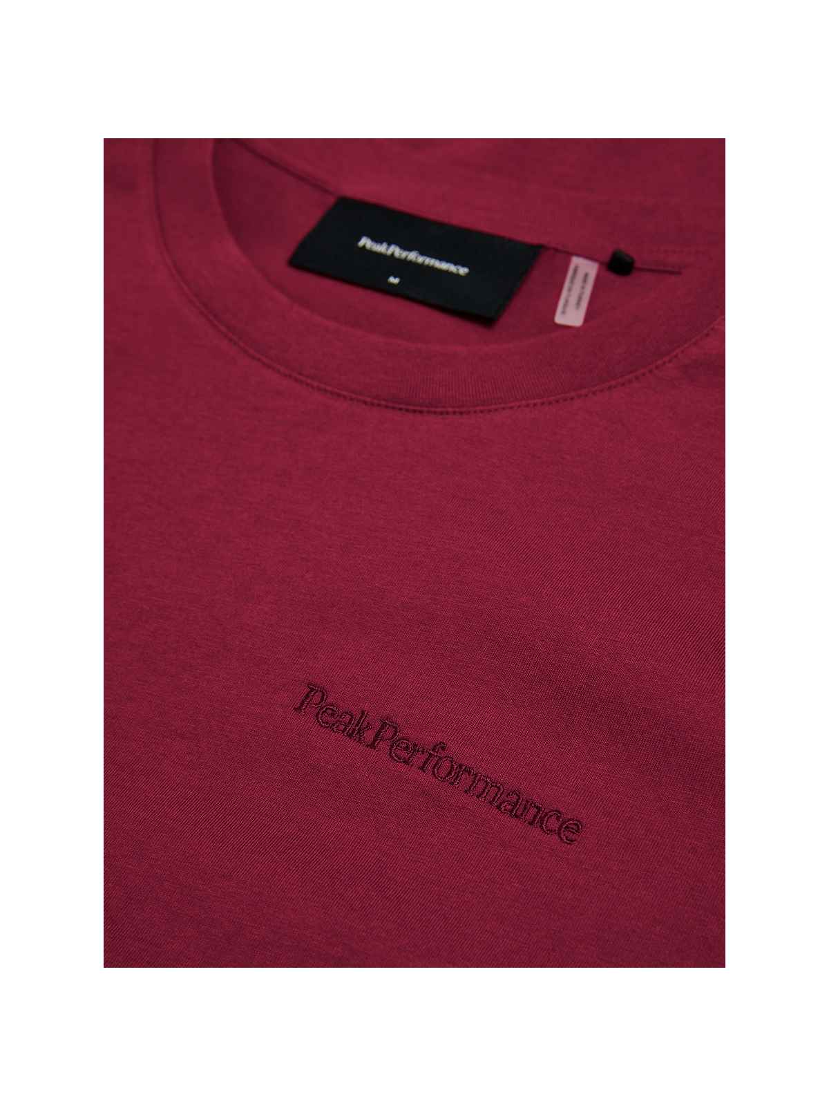 Koszulka męska PEAK PERFORMANCE Original Small Logo Tee Men bordowa