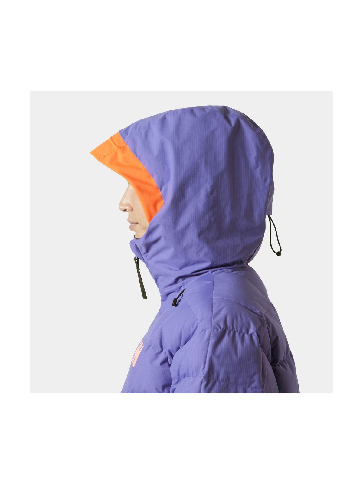 Kurtka narciarska damska HELLY HANSEN W EMIKO RIDABLE PUFFY JACKET fioletowa