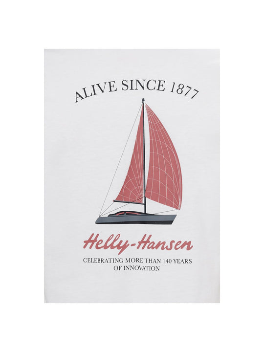 Koszulka HELLY HANSEN SHORELINE T-SHIRT 3. biały - Adventure Sports
