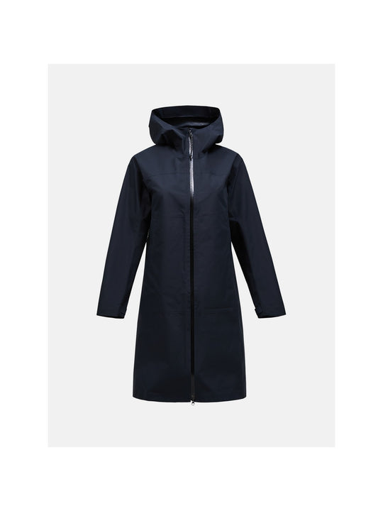 Kurtka PEAK PERFORMANCE W Treeline Shell Parka czarny - Adventure Sports

