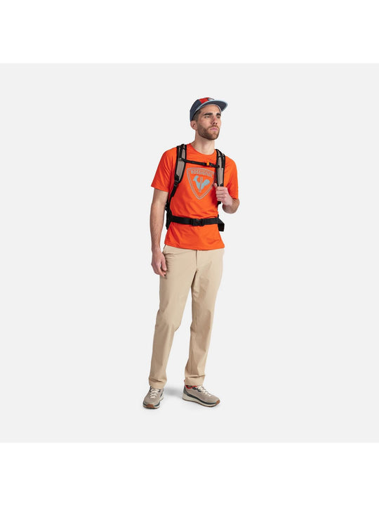 Koszulka treningowa męska ROSSIGNOL Westweg Shield Tee złoty - Adventure Sports
