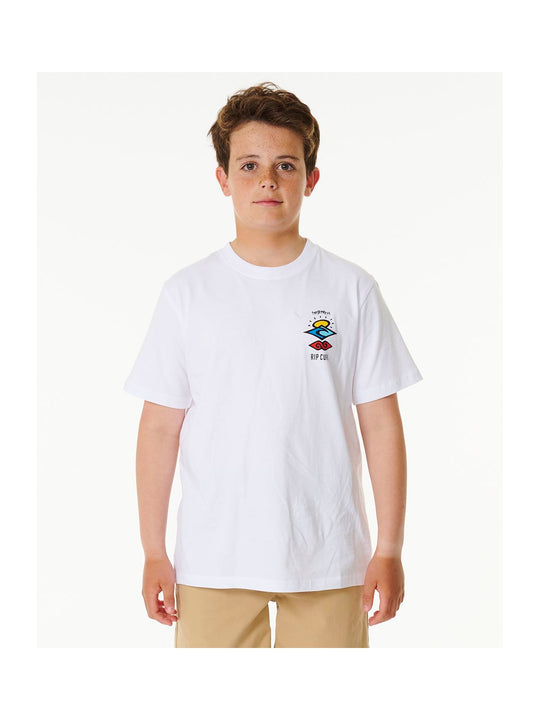 T-Shirt chłopięcy RIP CURL Search Icon Tee -Boy biały - Koszulka - Adventure Sports
