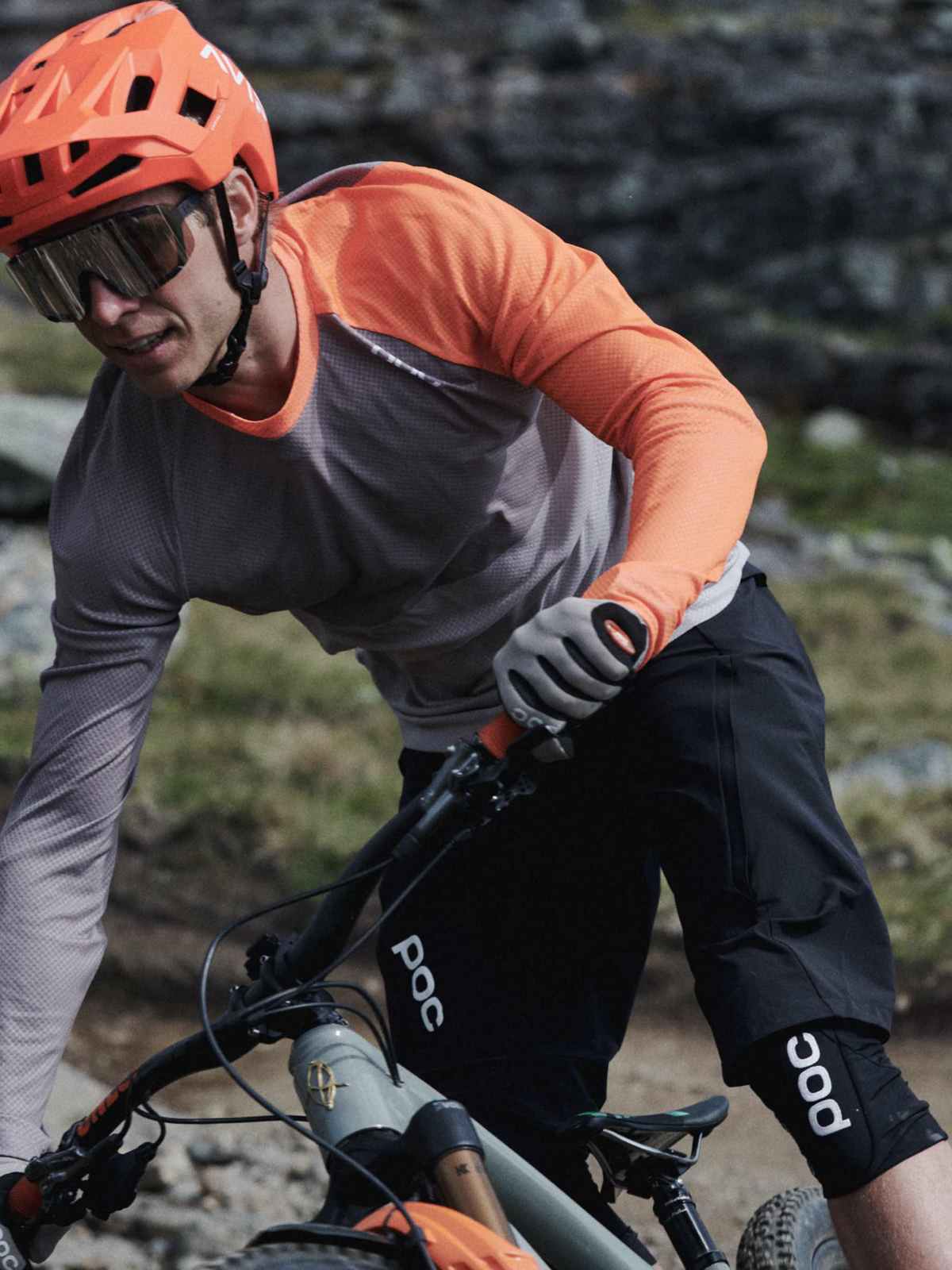 Okulary POC DEVOUR Clarity Trail Brown/Silver Mirror Cat 2 - ONE SIZE - Adventure Sports