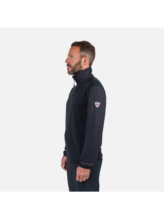 Męska buza sportowa Rossignol Diretta Fleece Hz czarna - Bluza - Adventure Sports
