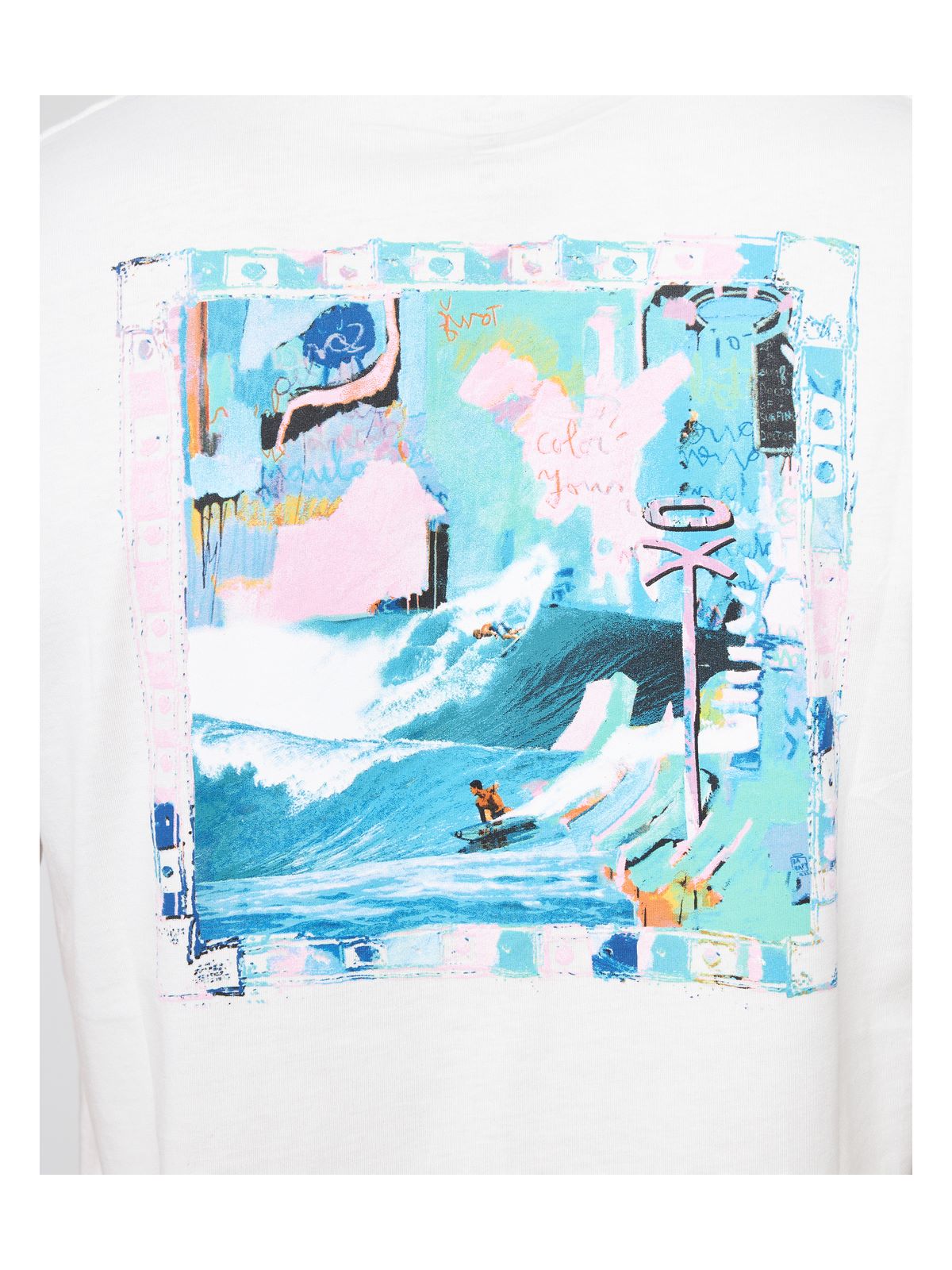 Koszulka RIP CURL Ripcurl X Ba Bapt Photoprintee biały - Adventure Sports