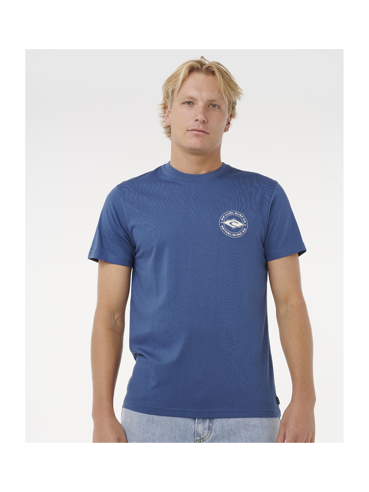 Koszulka RIP CURL STAPLE TEE granatowa