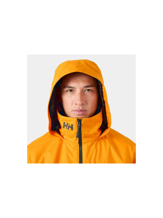 Kurtka męska żeglarska HELLY HANSEN Crew Hooded Jacket 2.0 Pomarańczowa
