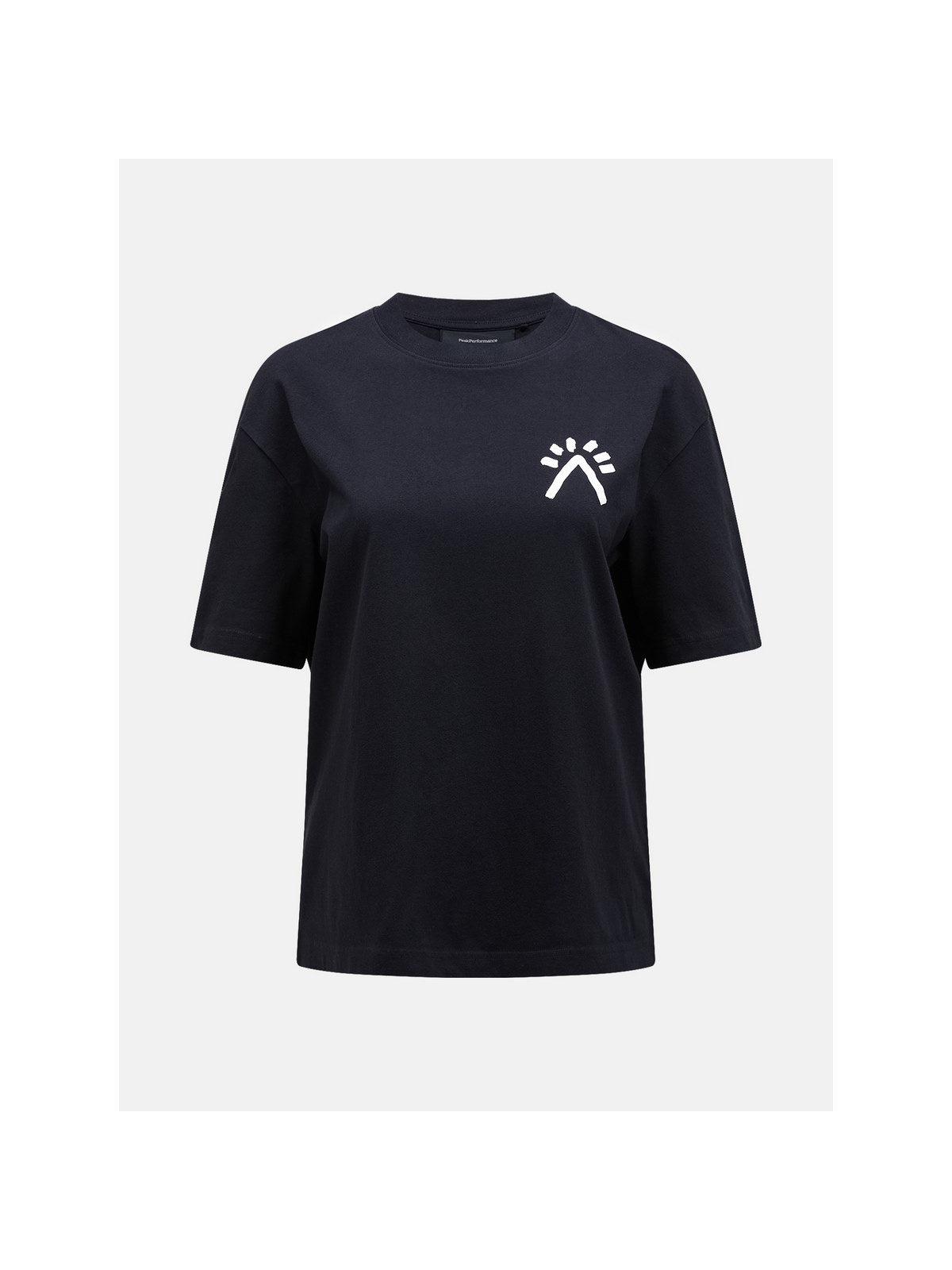 Koszulka Peak Performance W Graphic Tee czarny - Adventure Sports