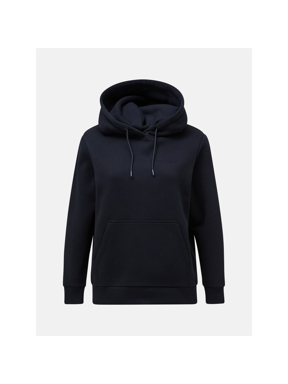 adventuresports bluza-peak-performance-w-original-small-logo-hoo-czarny-g79574040-050 front