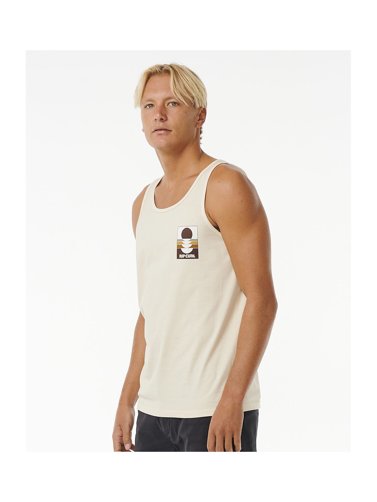 Koszulka RIP CURL Surf Revival Peaking Tank biały - Adventure Sports