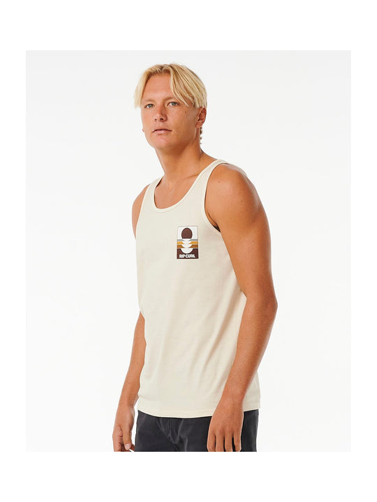 Koszulka RIP CURL Surf Revival Peaking Tank biały - Adventure Sports
