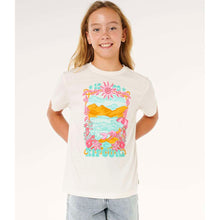 Koszulka dziewczęca RIP CURL Sunshine Squad Band Tee - Girl biała
