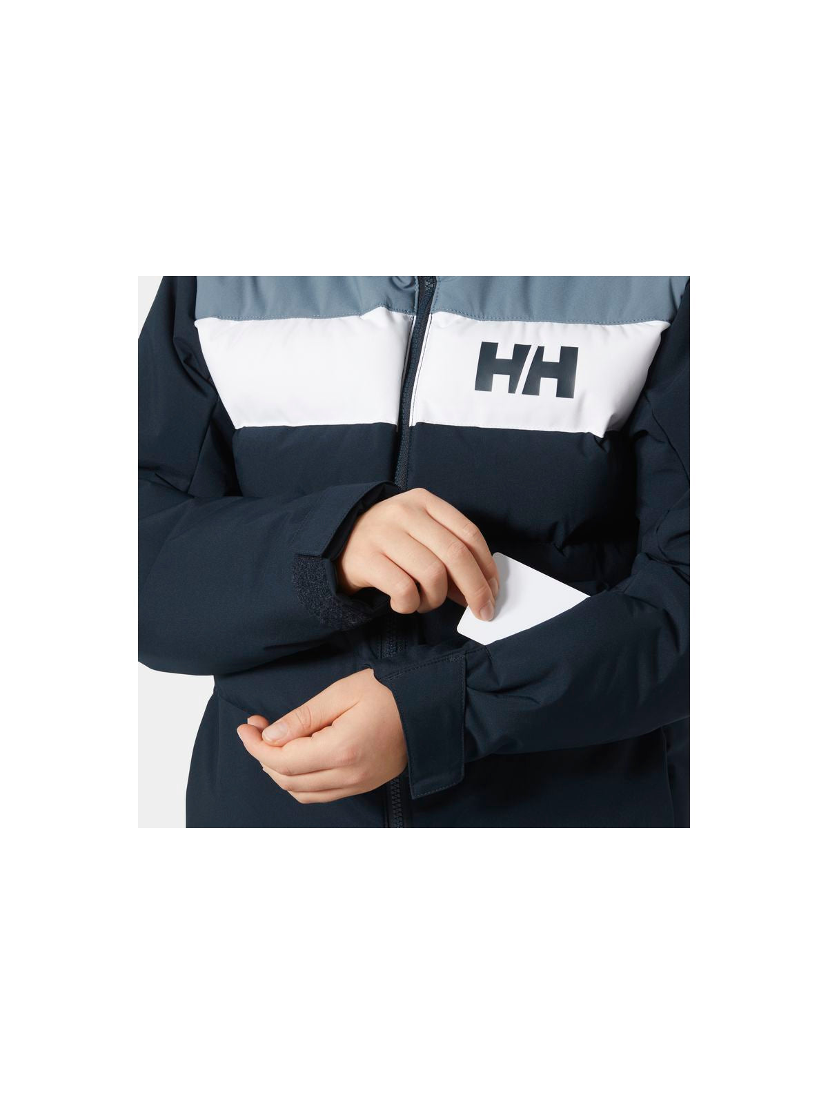 Kurtka narciarska dziecięca HELLY HANSEN Jr Cyclone Jacket kolor granatowy