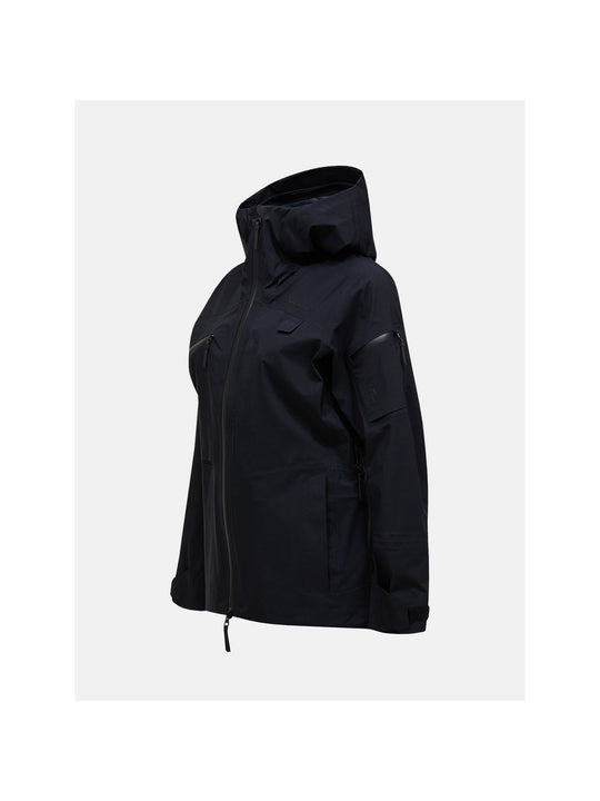 Kurtka narciarska damska PEAK PERFORMANCE Alpine GORE-TEX C-Knit 3L Shell Jacket czarna

