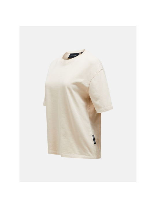 Koszulka PEAK PERFORMANCE W Heavy Cotton Tee beżowy - Adventure Sports
