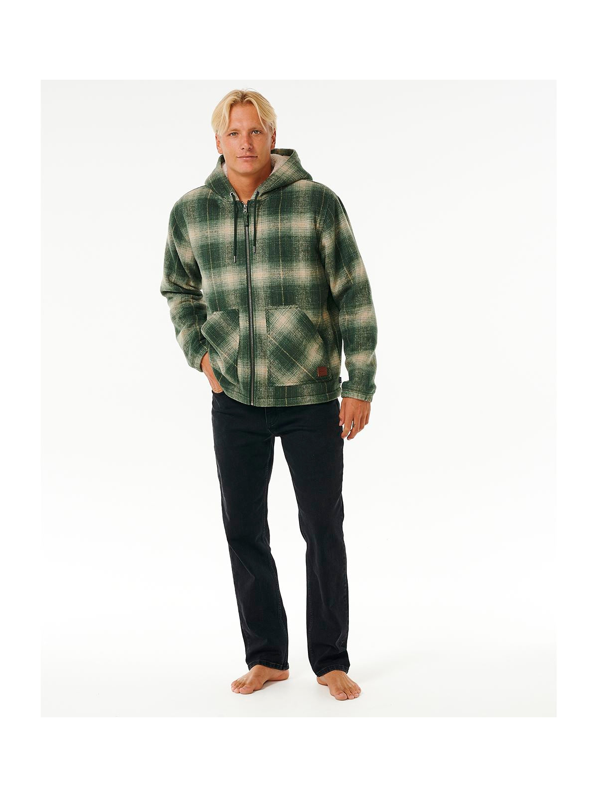 Kurtka RIP CURL Classic Surf Check Jacket zielony - M - Adventure Sports
