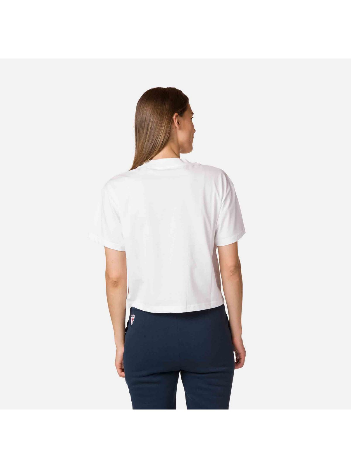 Koszulka Rossignol W Rossi Tee Crop biały - Adventure Sports