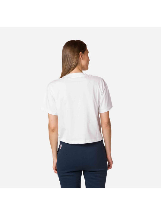Koszulka Rossignol W Rossi Tee Crop biały - Adventure Sports
