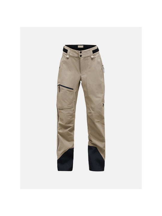 Spodnie na narty damskie Peak Performance W Alpine Gore beżowy - narciarskie - Adventure Sports
