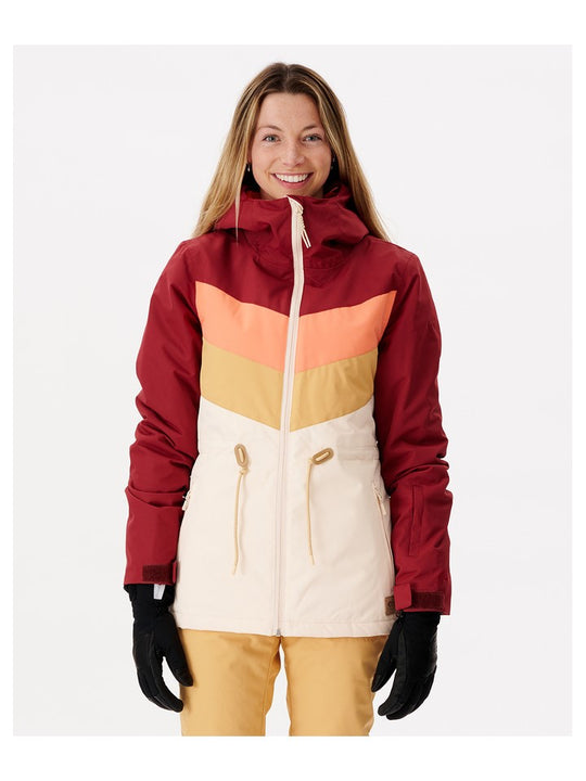 Kurtka narciarska RIP CURL Rider Betty Jacket czerwony - Adventure Sports
