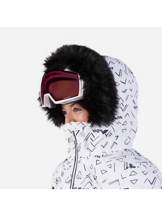 Kurtka na narty damska Rossignol W Staci Pr Puffy Jkt biały - narciarska - Adventure Sports
