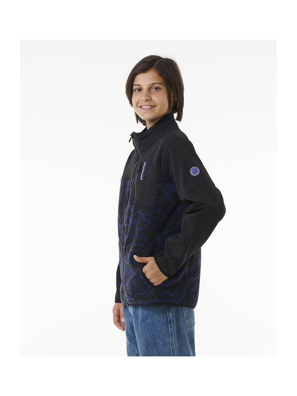 Bluza chłopięca RIP CURL Anti Series Search Zip -Boy czarny - Adventure Sports