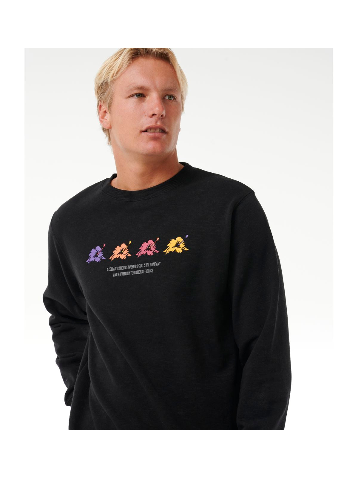 Bluza RIP CURL Surf Revival Hoffman Crew czarny - Adventure Sports
