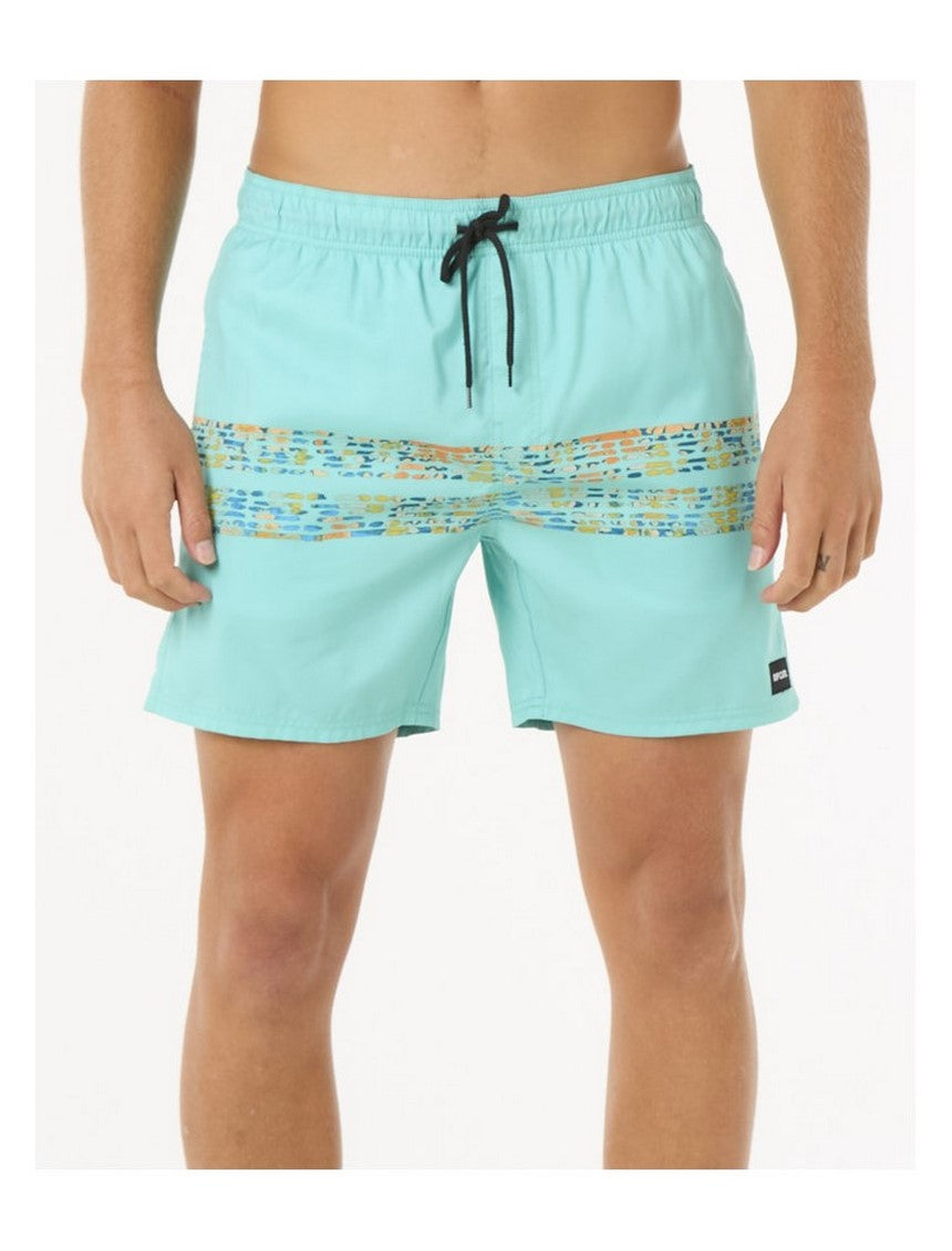 Szorty kąpielowe męskie RIP CURL Framed Volley Update turkusowe