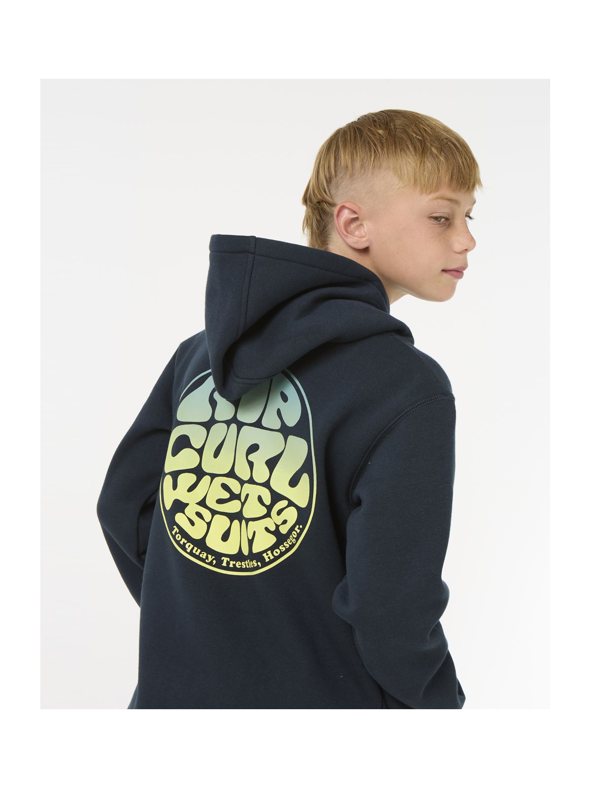 Bluza dziecięca RIP CURL Wetsuit Icon Hood-Kid granatowa