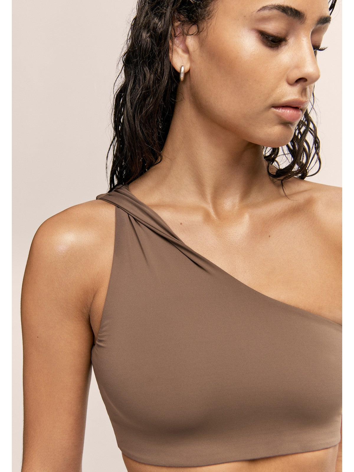 Stanik kąpielowy CASALL Twist Bikini Top kolor zielony
