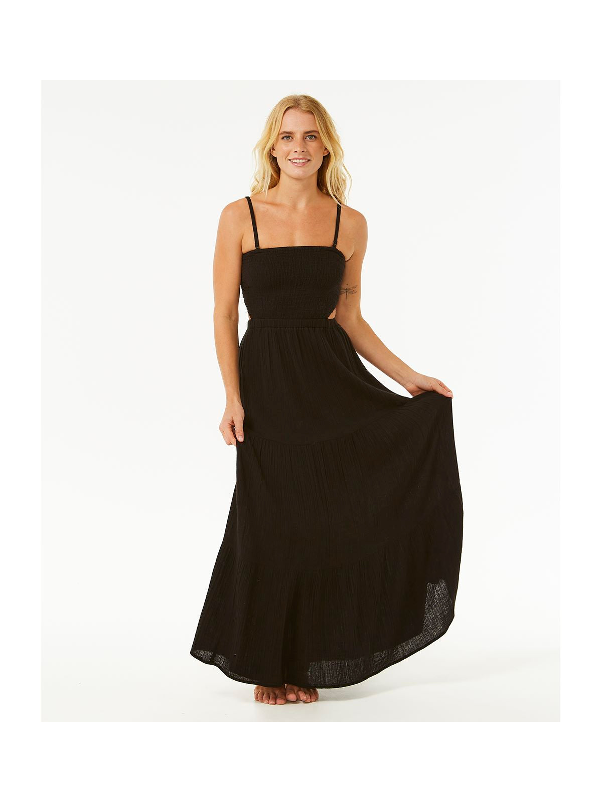 Sukienka RIP CURL Premium Surf Maxi Dress czarny - Adventure Sports