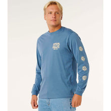 Koszulka męska RIP CURL Pacific Rinse L/S Tee niebieska
