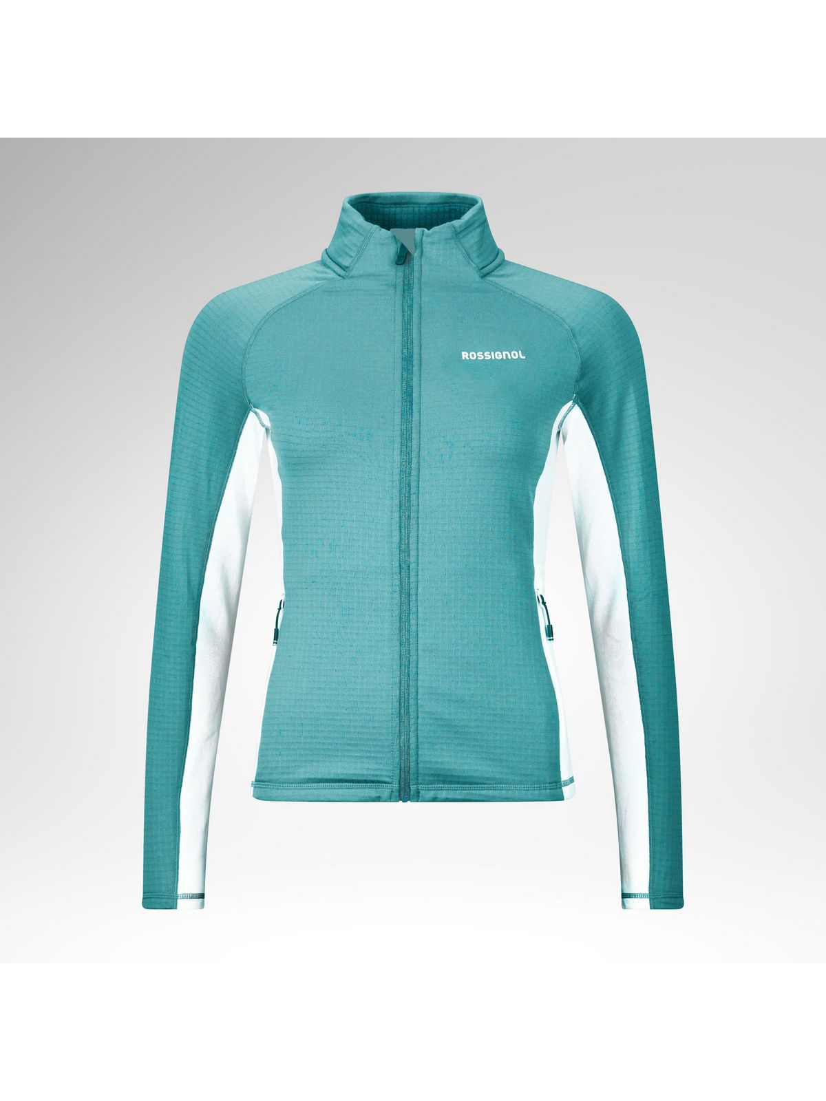 Bluza damska ROSSIGNOL W Blackside Mix Fz Fleece niebieska