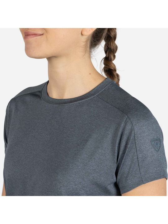 Koszulka treningowa damska ROSSIGNOL W Cloudrest Loose Tee niebieski - Adventure Sports
